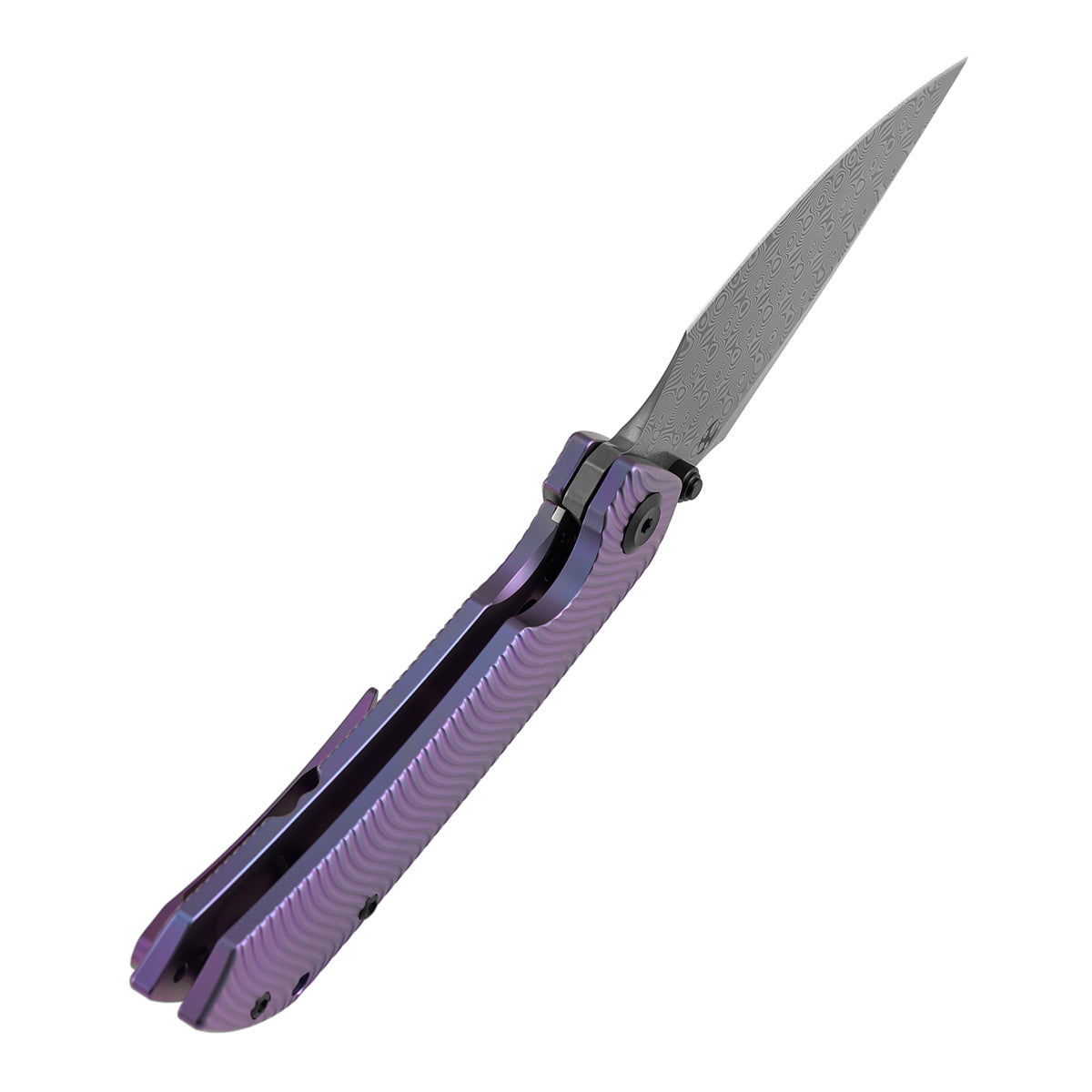 Kansept Fenrir | Frame Lock | Purple Anodized Titanium with Micro
