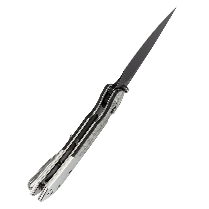 Kansept Fenrir | G-10 with Aluminum Foil | 3.45'' 154CM Blade | Sparrow Knife Design | T1034B3