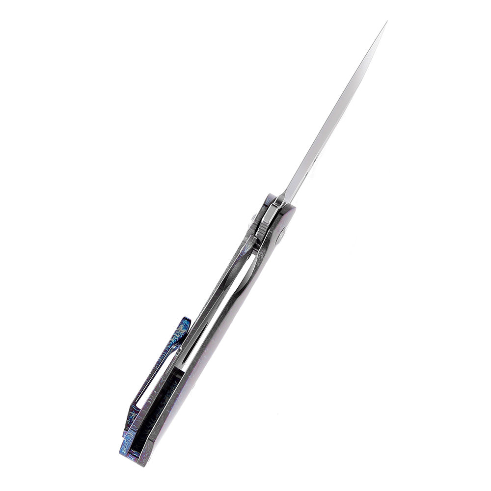 Model 6 K1022B8 Stonewashed CPM-S35VN Lightning Strike Titanium