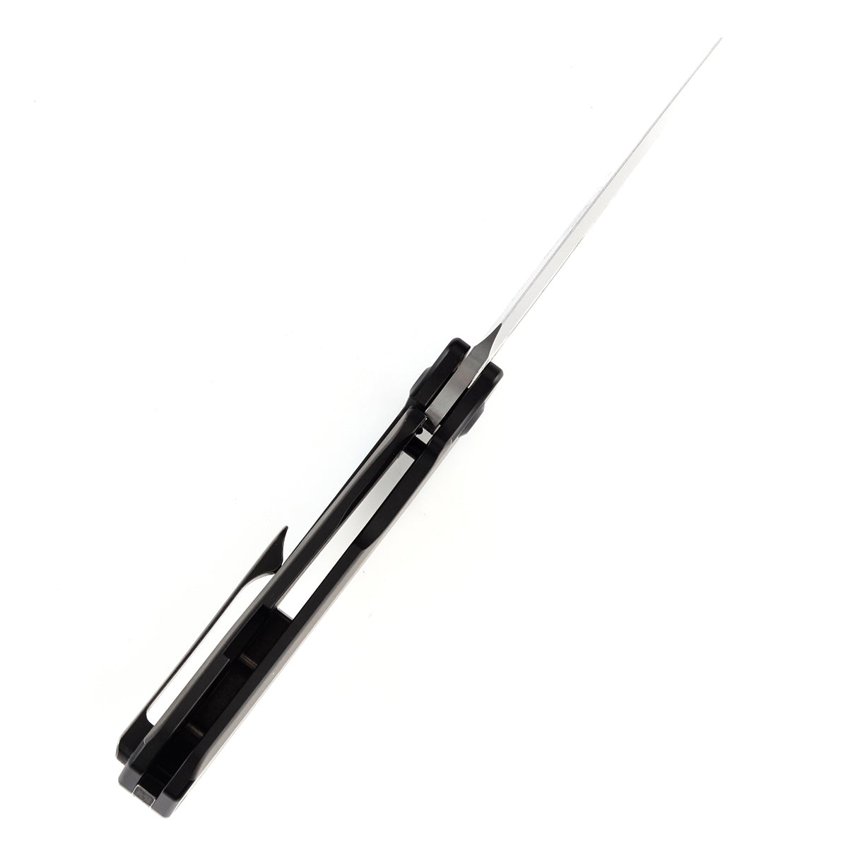 KANSEPT Loki Thumb Hole Knife Plain & Black Anodized Titanium