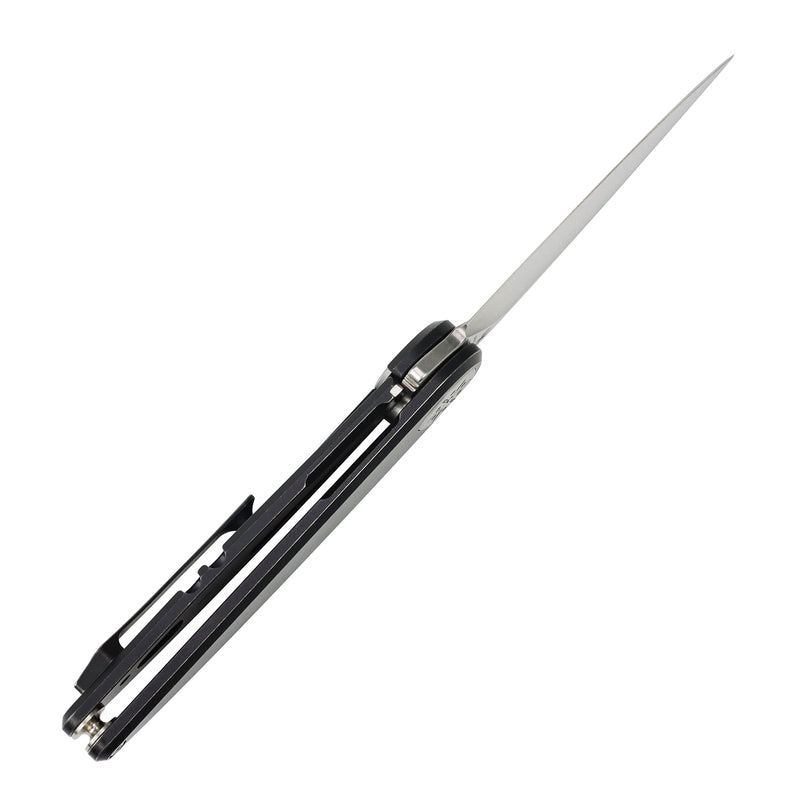 Symétrix | Frame Lock | Blackwash Titanium | 2.85" CPM S35VN | Alain André Design | K2141A1