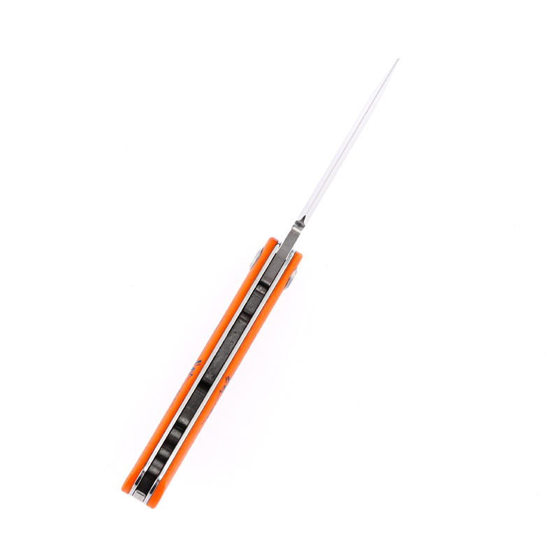 KANSEPT Bevy Slip Joint Knife Orange G10 Handle (2.45'' 154CM Blade)Nick Swan Design-T2026SW