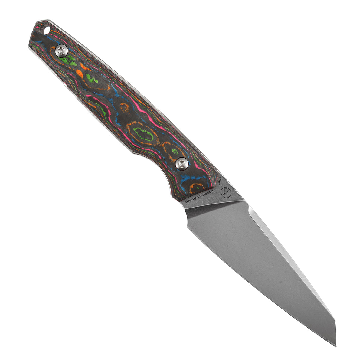 Kansept Parr | Fixed Blade | 80S Camo Carbon Fiber |3.12