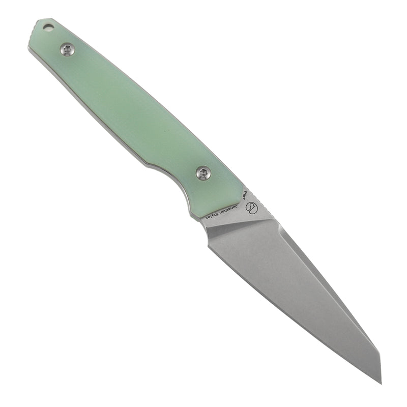 Kansept Parr | Fixed Blade | Jade G10 | 3.12" D2 Blade | Jonathan Styles Design | G011A7