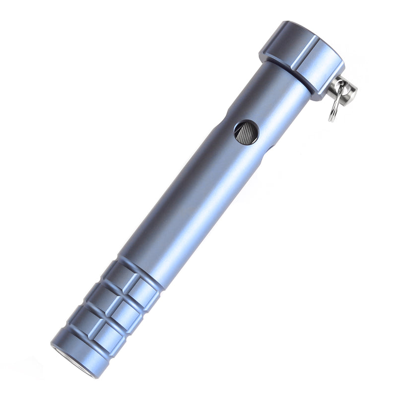 Kansept EDC Tool Stiletto G005A6 5CR13 Steel & Blue Anodized Titanium Designed by Marco Panella