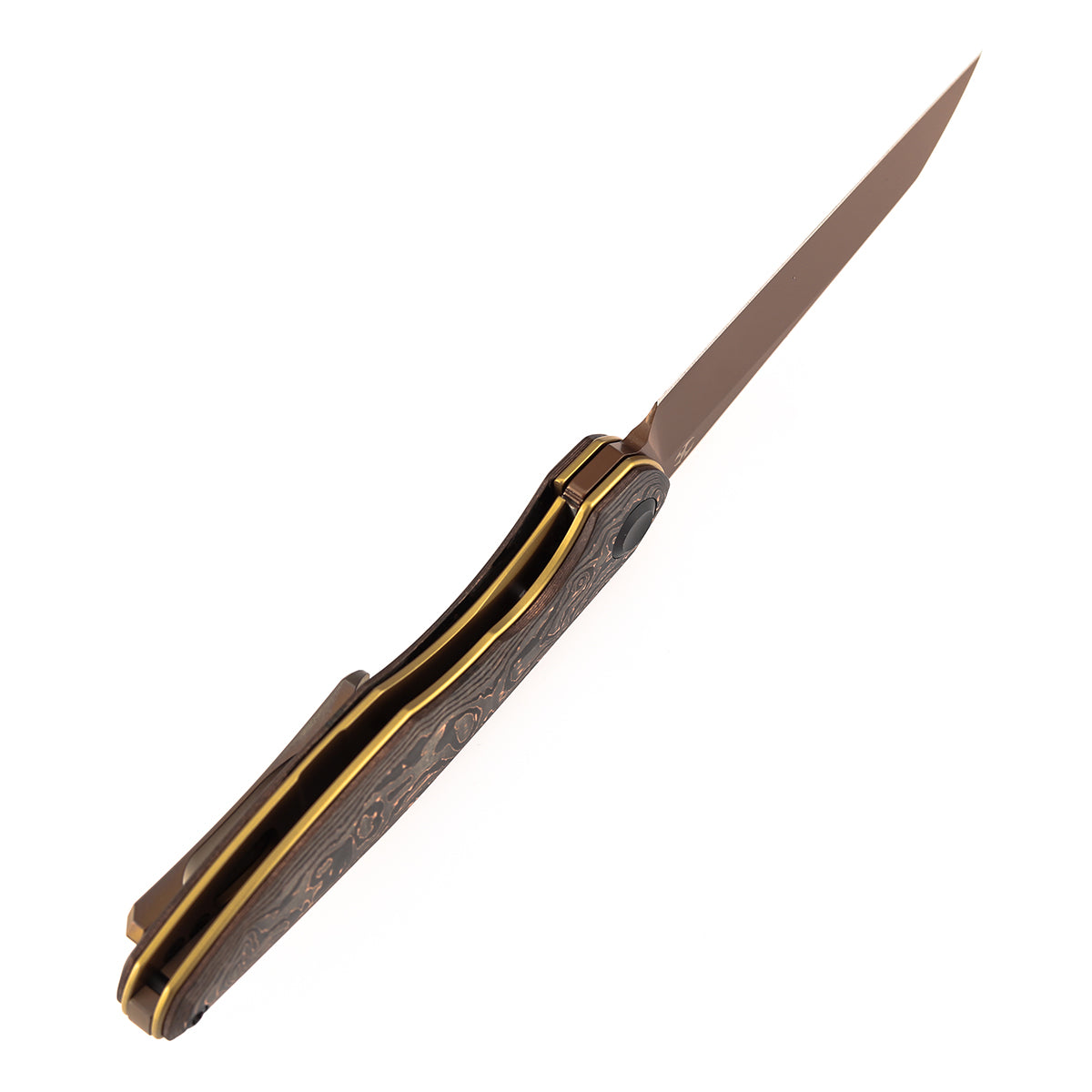 Kansept Halide | Liner Lock | Copper Carbon Fiber | 3.2