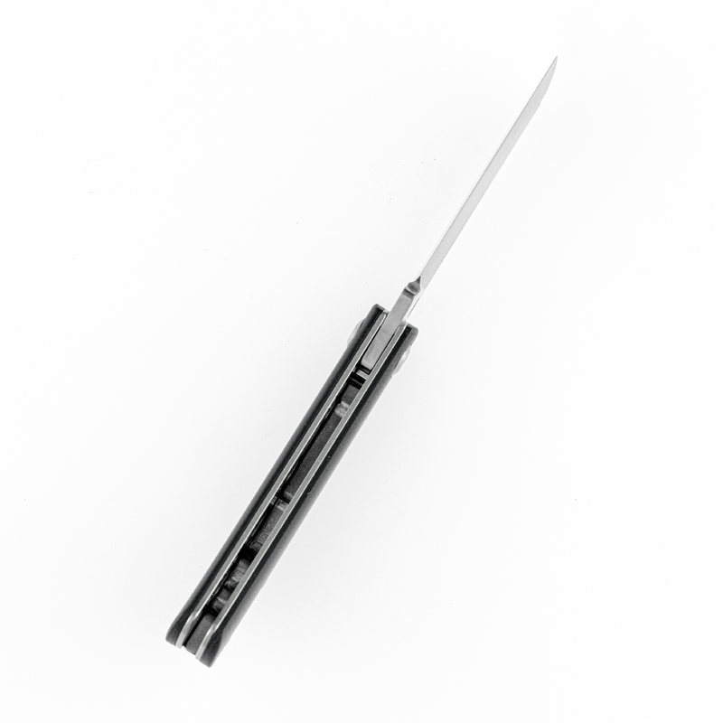 KANSEPT Bevy Slip Joint Knife Black G10 Handle (2.9'' 154CM Blade)Nick Swan Design-T2026F1