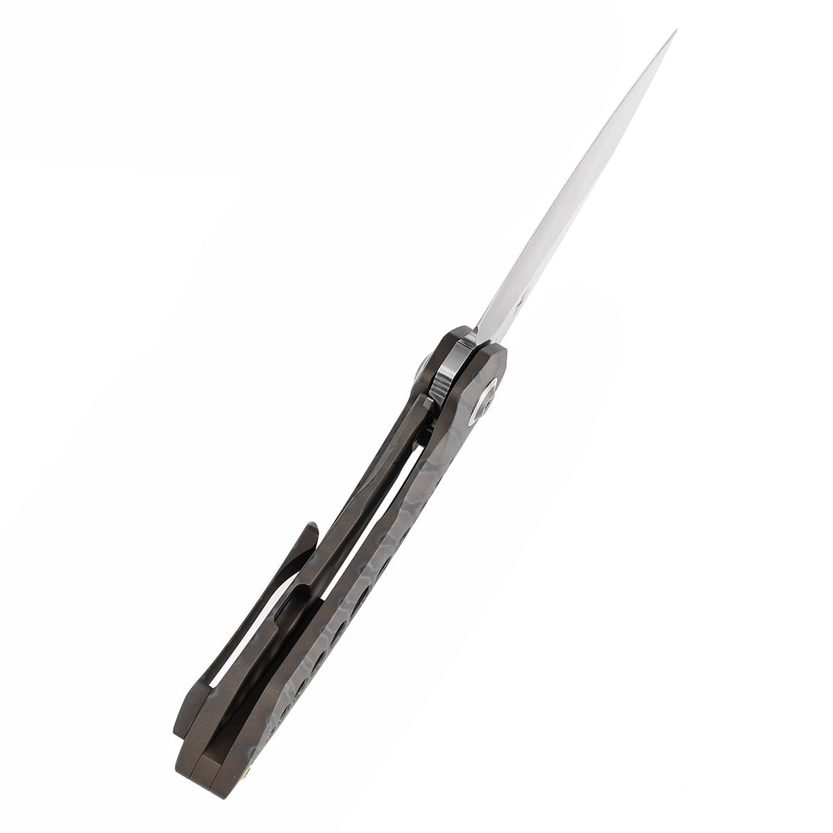 KANSEPT ODD 21 Front Flipper Titanium with Tiger Stripe Finish