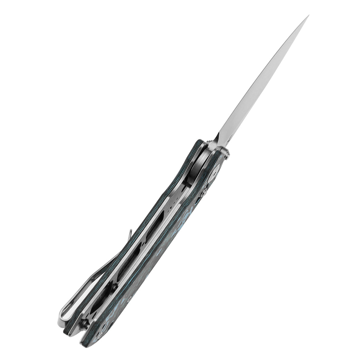 KANSEPT Fenrir Crossbar Lock Knife Arctic Storm Carbon Fiber