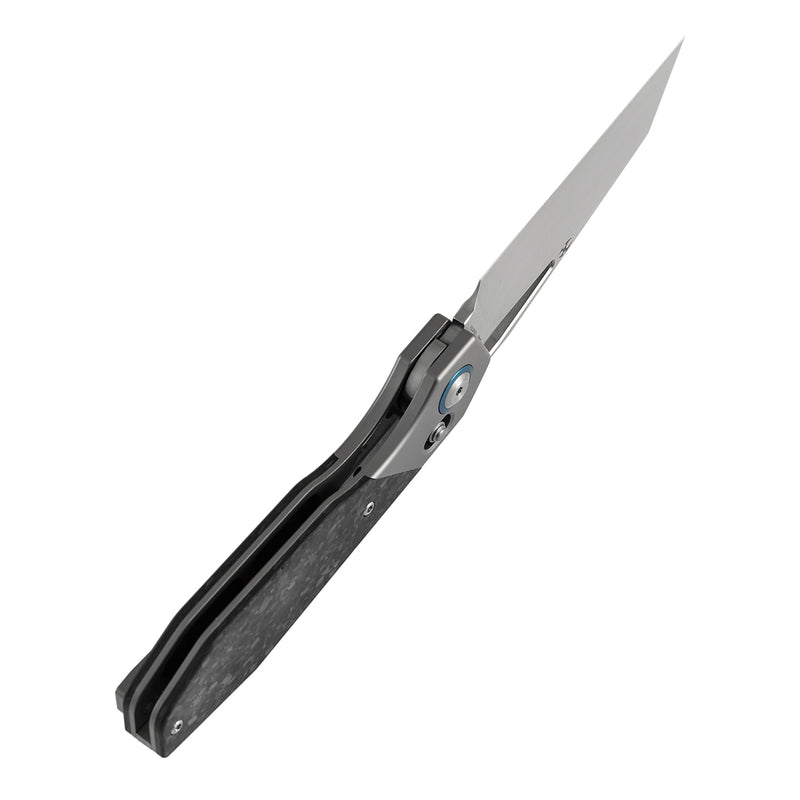 Kansept QTRO | Crossbar Lock | Ti&Carbon Fiber Inlay | 3.59" Elmax Blade | Luft Concepts Designed |K1118VA3