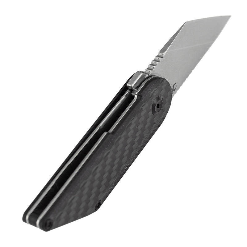 KANSEPT | Dash Liner Lock | Twill Carbon Fiber & G10 | 2.26" 154CM Blade | Pinkerton Knives | T2045A1