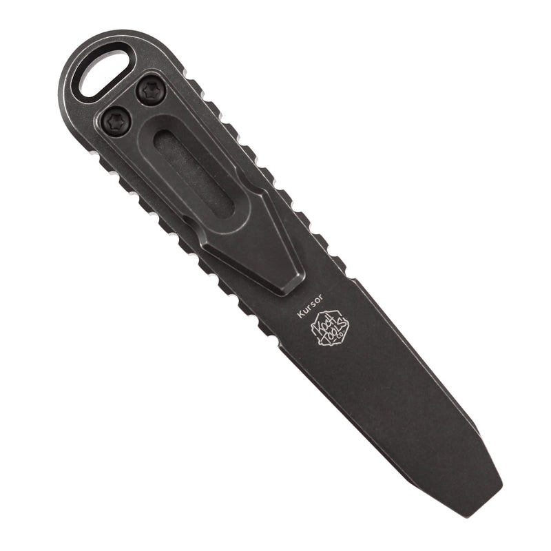 Kansept EDC Kursor Blackwash Titanium+Black G10 Inlay Designed by Koch Tools-G015C2