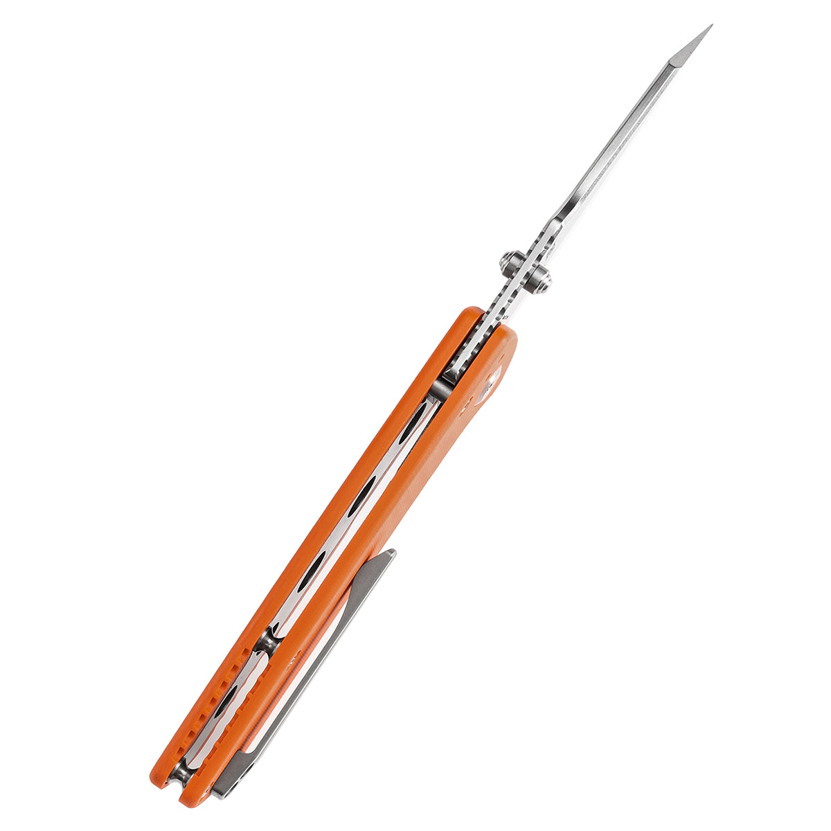 KANSEPT Main Street Thumb Stubs Orange G10 Handle (3.36'' 154CM