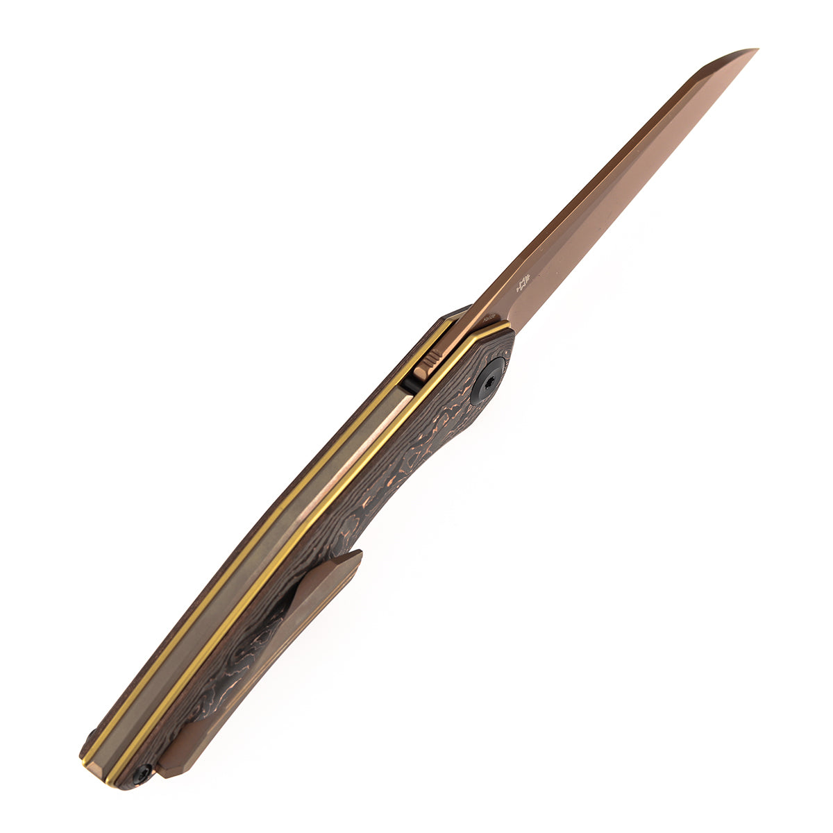 Kansept Halide | Liner Lock | Copper Carbon Fiber | 3.2