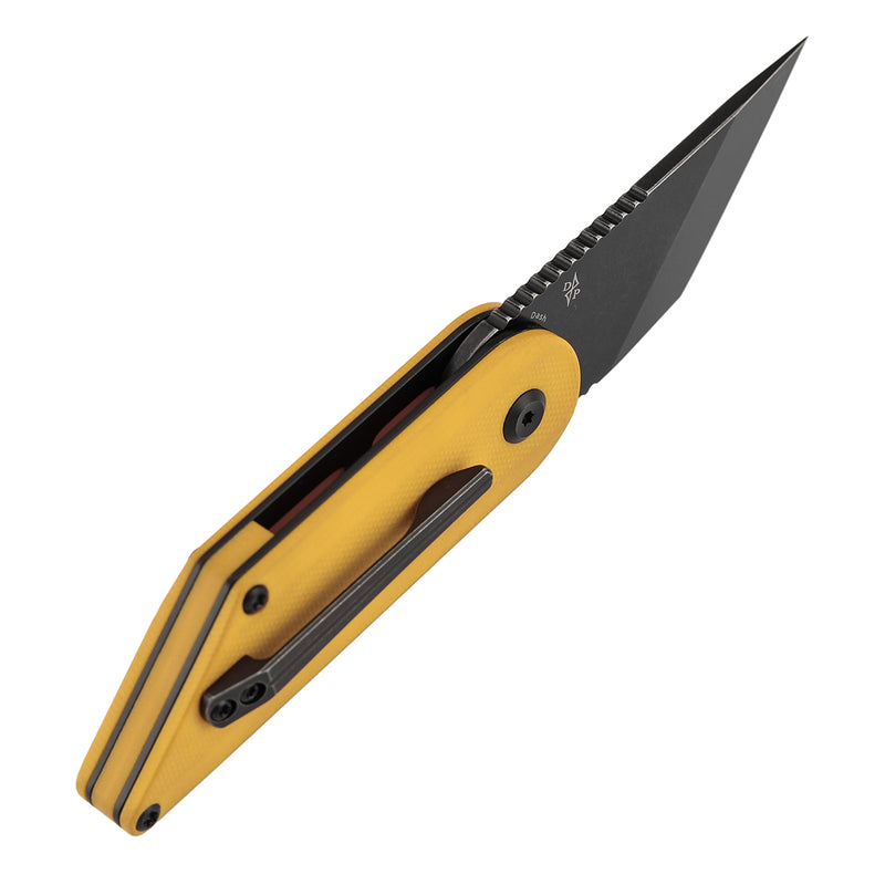 KANSEPT | Dash Liner Lock | Yellow G10 | 2.26" 154CM Blade | Pinkerton Knives | T2045A4