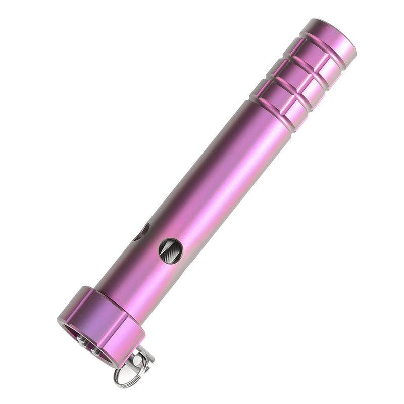 Kansept EDC Tool Stiletto G005A5 5CR13 Steel & Purple Anodized Titanium Designed by Marco Panella