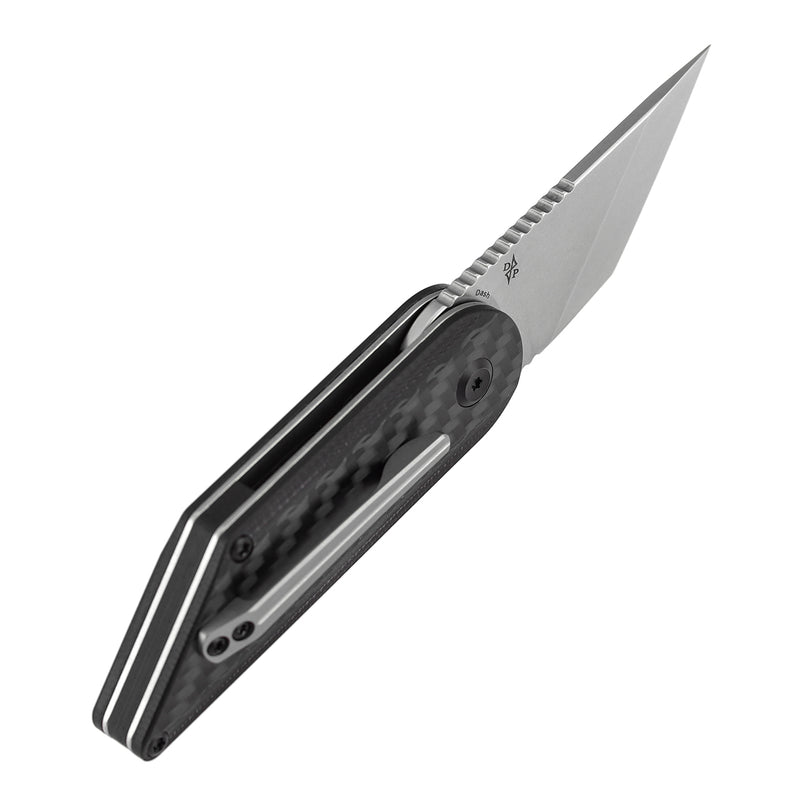 KANSEPT | Dash Liner Lock | Twill Carbon Fiber & G10 | 2.26" 154CM Blade | Pinkerton Knives | T2045A1