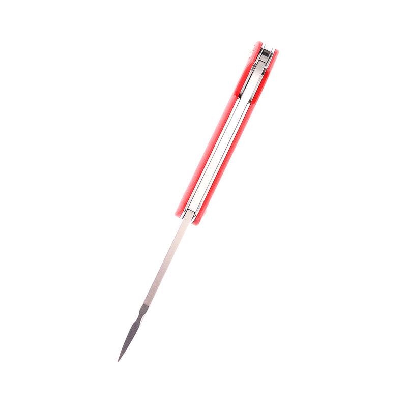 KANSEPT Wedge Back Lock Knife Red G10 Handle (2.45'' 154CM Blade) Nick Swan Design-T2026B2