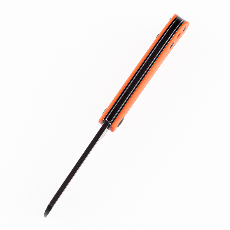 KANSEPT Bevy Slip Joint Knife Orange G10 Handle (2.9'' 154CM Blade)Nick Swan Design-T2026F6