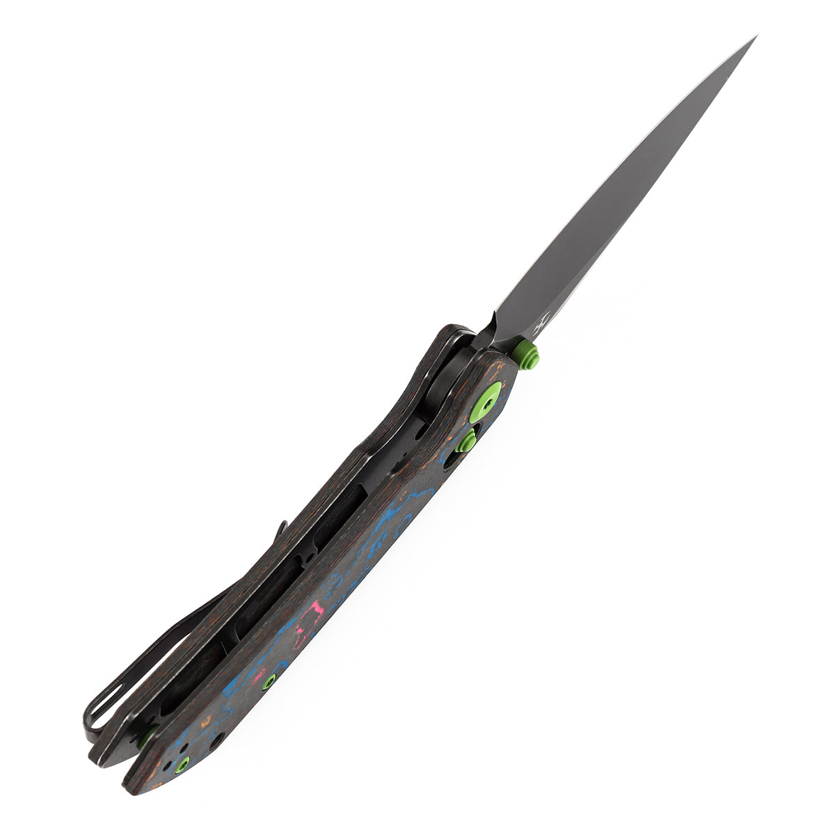 KANSEPT Fenrir Crossbar Lock Knife 80S Camo Carbon Fiber Handle