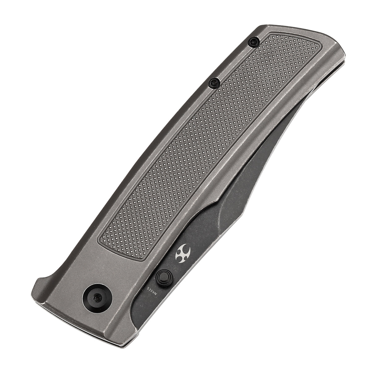 KANSEPT Bison Thumb Stub Grey Anodized and Stonewashed Titanium