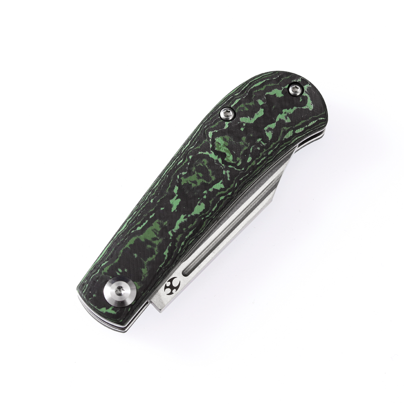 KANSEPT Slip Joint Lock Knife Jungle Wear Carbon Fiber Handle (2.9'' CPM-S35VN Blade) Nick Swan Design-K2026S4