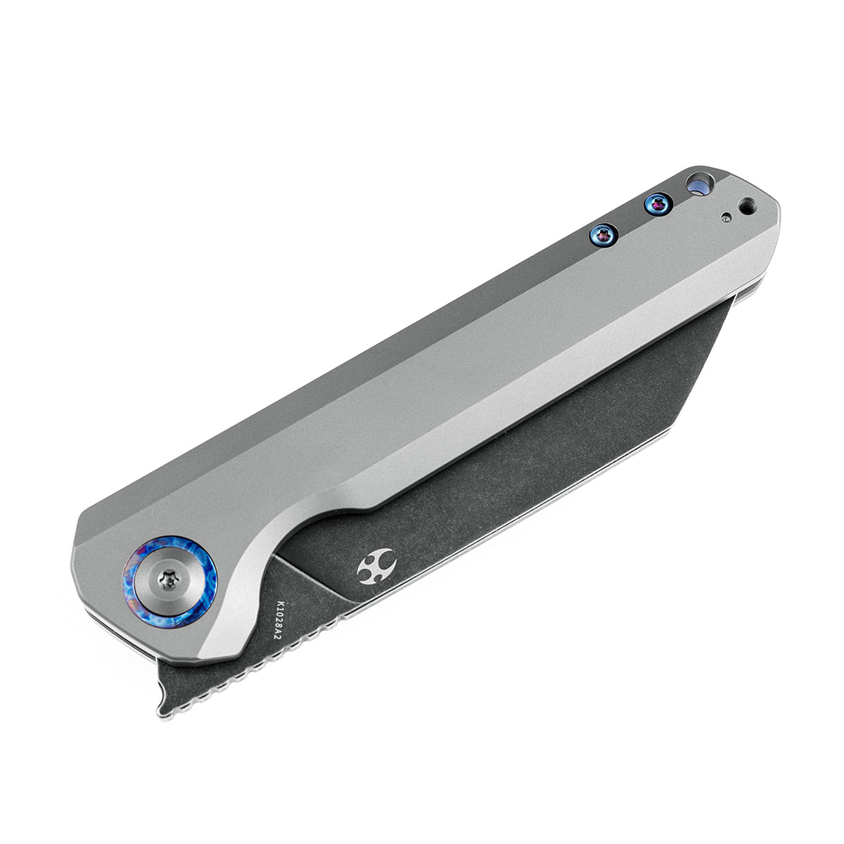 KANSEPT Bulldozer Front Flipper Gray Anodized Titanium Handle with