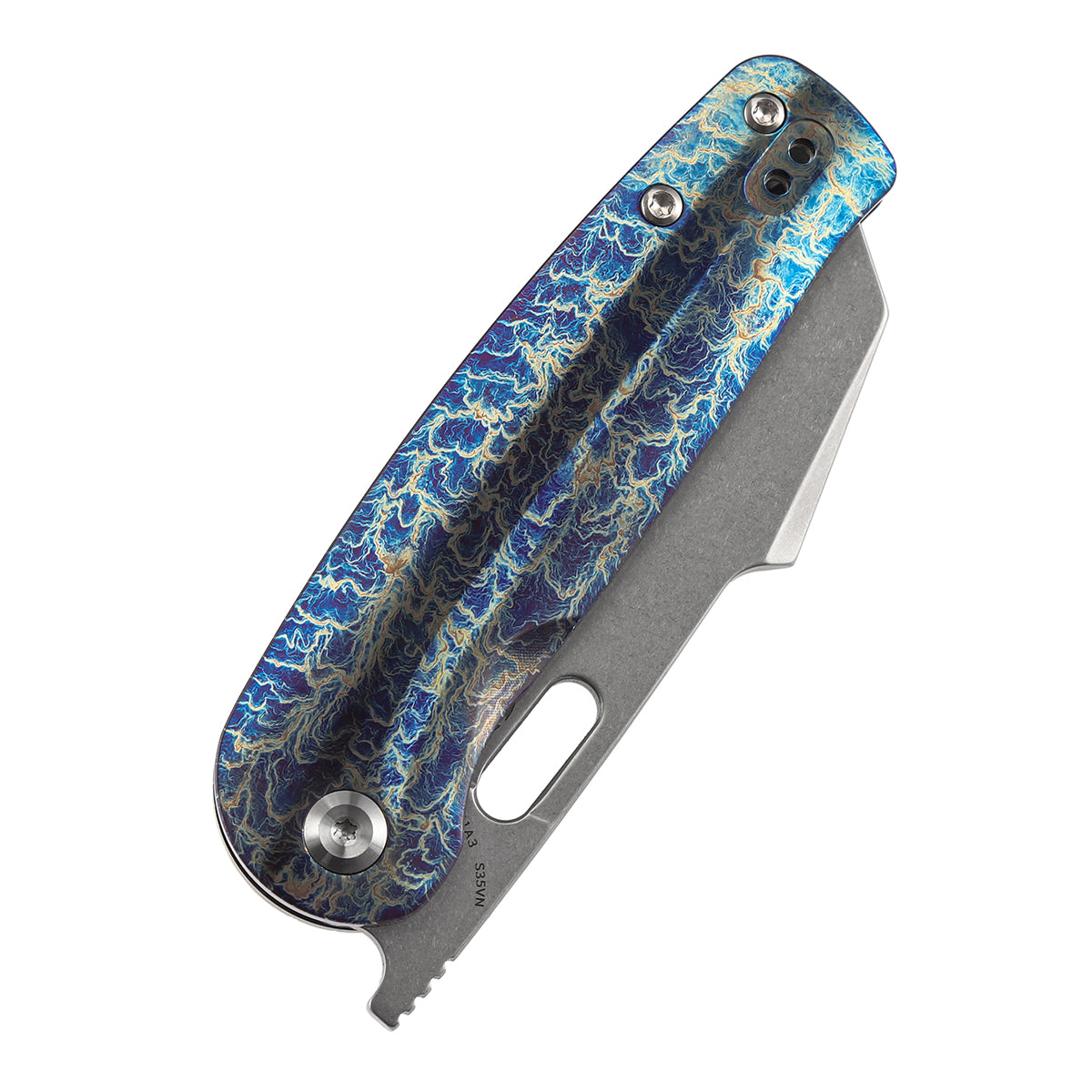 KANSEPT Orlok Thumb Hole Titanium with Lightning Strike Finish