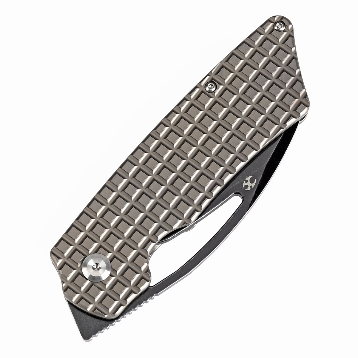 Kansept Goblin XL Thumb Hole Knife Bronze Anodized Titanium with