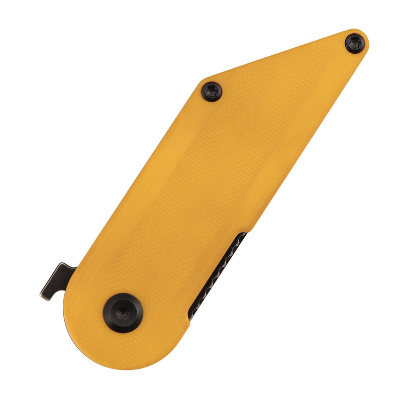 KANSEPT | Dash Liner Lock | Yellow G10 | 2.26" 154CM Blade | Pinkerton Knives | T2045A4