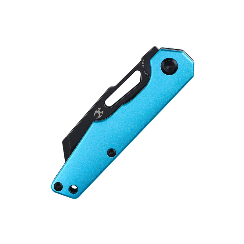 Lucero | Liner Lock | Dark Blue Anodized Aluminum | 2.56" 154CM | August Originals |T2156A4