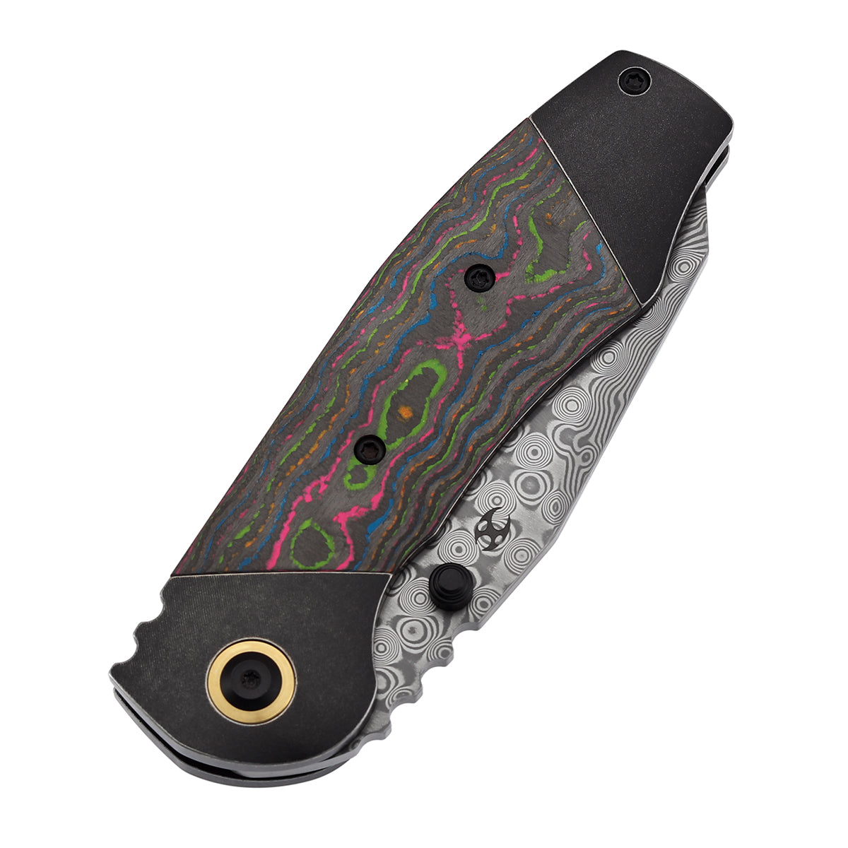 KANSEPT Caveman Thumb Stub Blackwash Titanium wtih 80's CamoCarbon