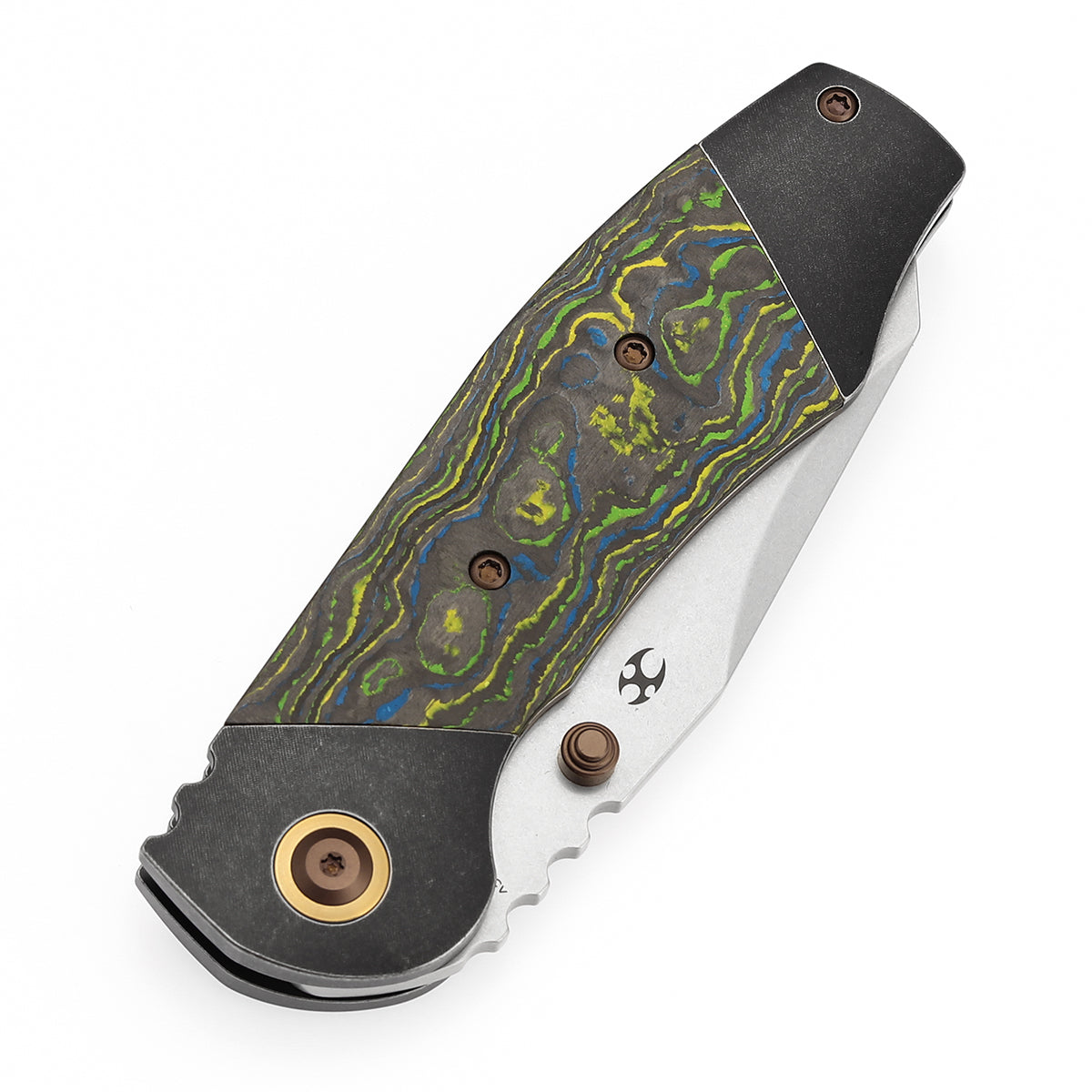 KANSEPT Caveman Thumb Stub Blackwash Titanium with Gecko