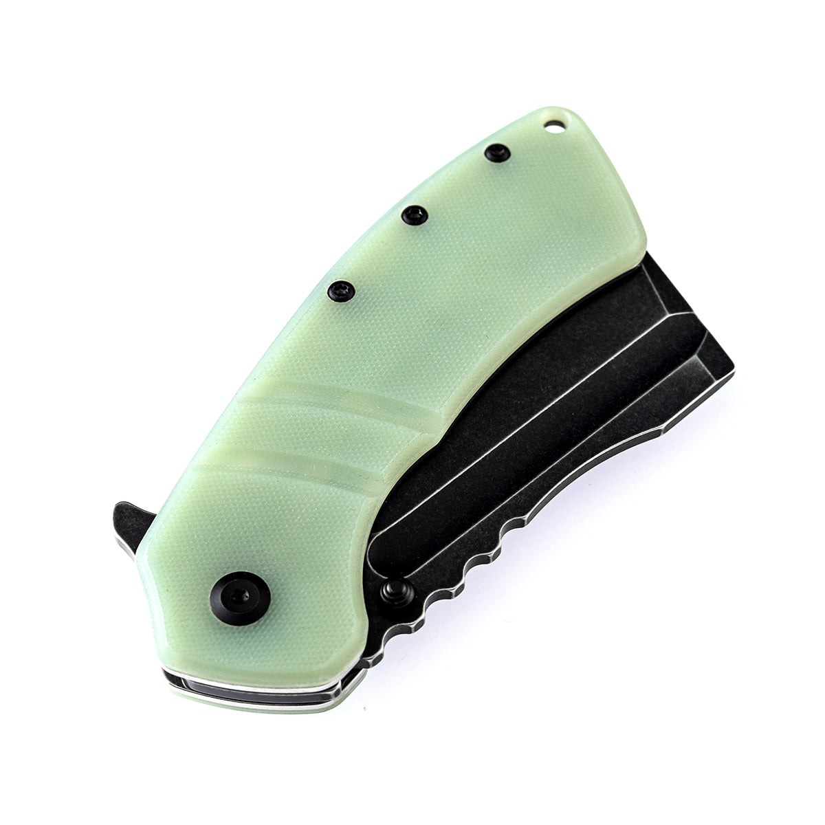 KANSEPT XL Korvid Thumb Stub Jade G10 Handle (3.55