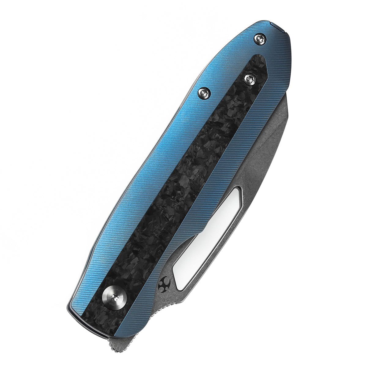 KANSEPT Thunderhead Thumb Hole Blue Titanium with Shred Carbon