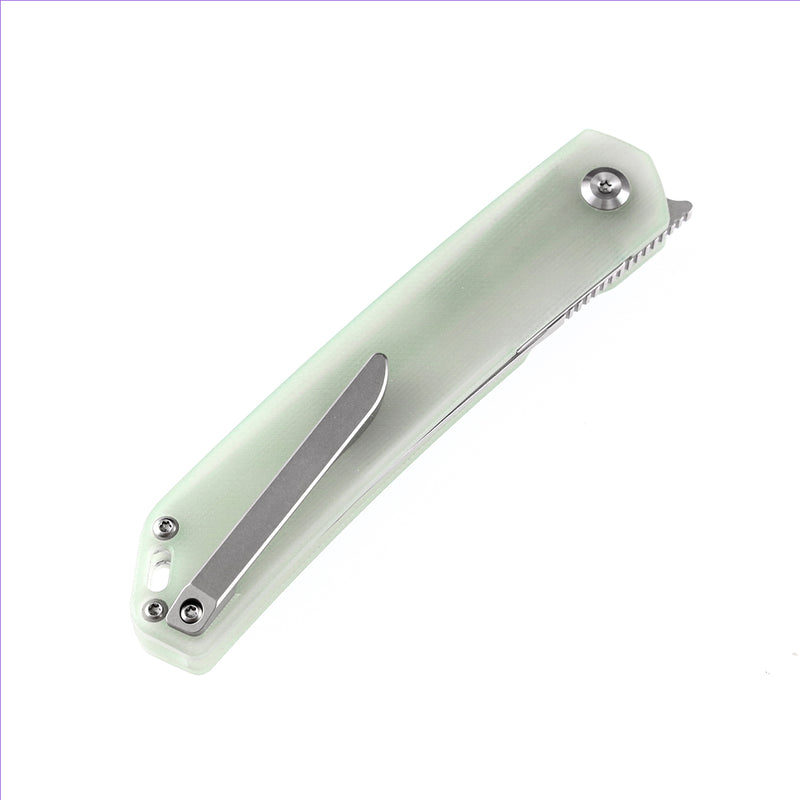 Hazakura T1019C3 154CM Blade Natural G10 Handle with MaxTkachuk Design