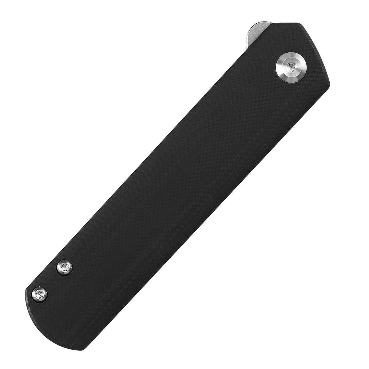 KANSEPT Foosa Slip Joint/Flipper Knife Black G10 Handle(3.06