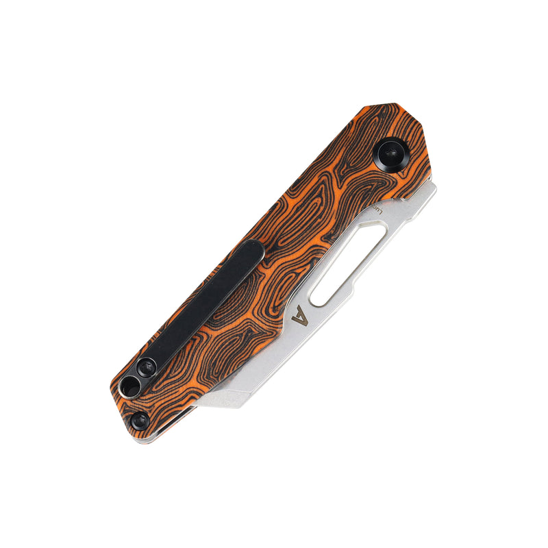 Lucero | Liner Lock | Orange G-mascus | 2.56" 154CM | August Originals |T2156A3
