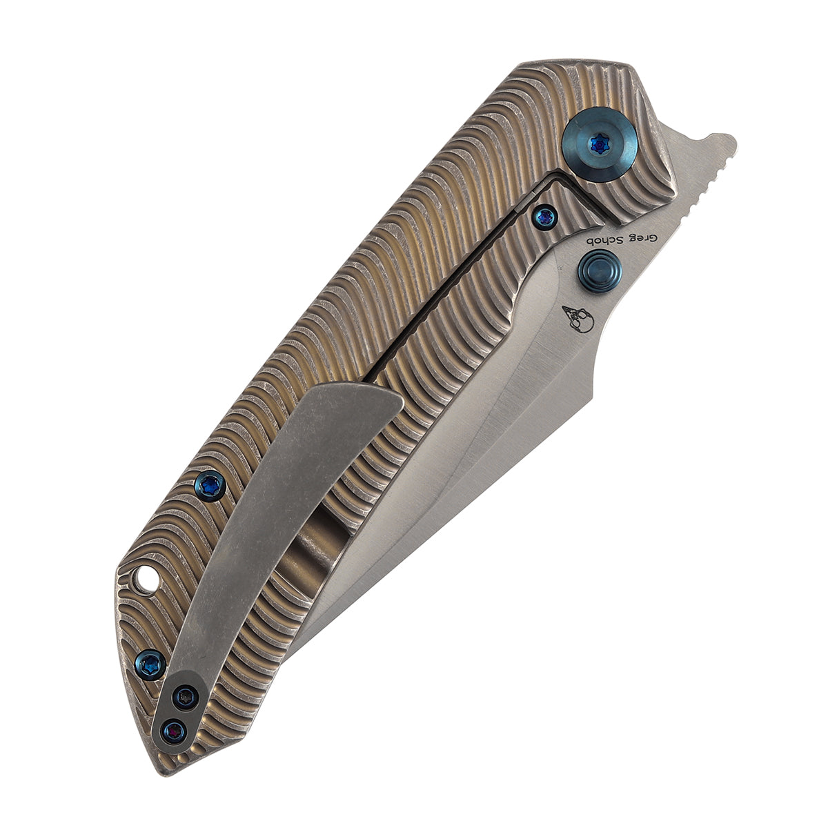 Kansept Fenrir | Frame Lock | Bronze Anodized Titanium with Micro