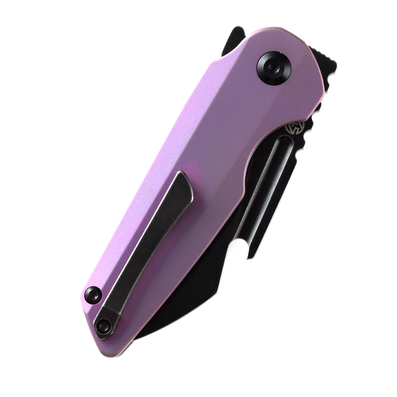KANSEPT Rafe Flipper Knife Purple Anodized Titanium Handle (2.6'' CPM-S35VN Blade)4T5 Design -K2048A4
