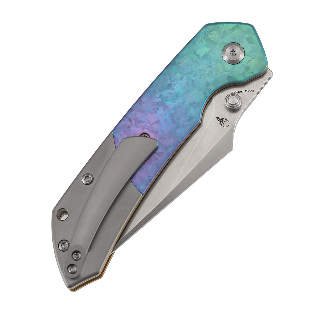 KANSEPT | Fenrir Top Liner Lock | Crystallized Titanium
