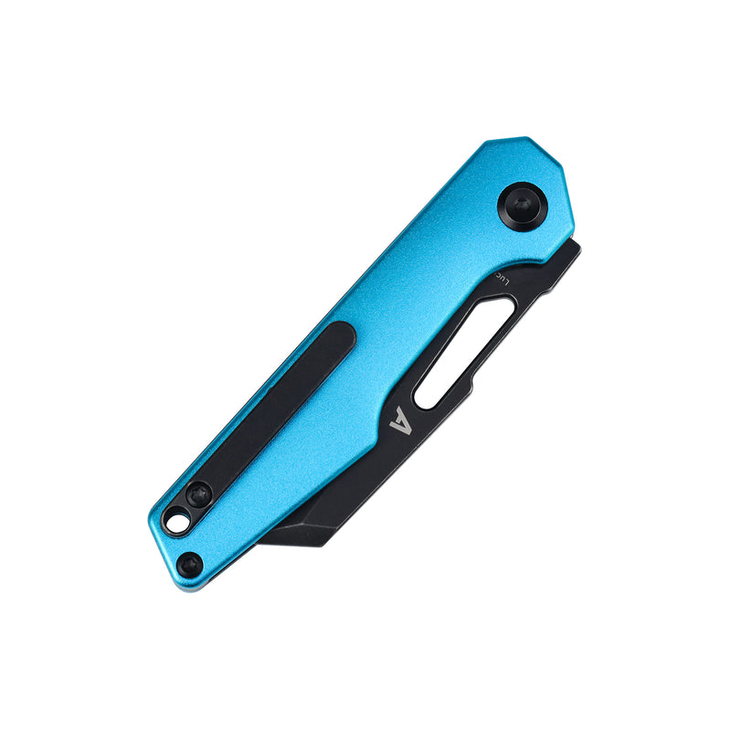 Lucero | Liner Lock | Dark Blue Anodized Aluminum | 2.56" 154CM | August Originals |T2156A4