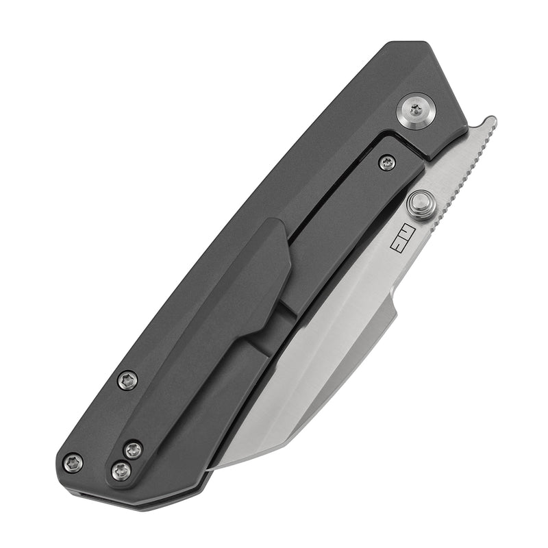 KANSEPT Contra | Thumb Stubs | Gray Anodized Titanium | 3.25" Satin S90V | Nathan Contra Design | K1139A1