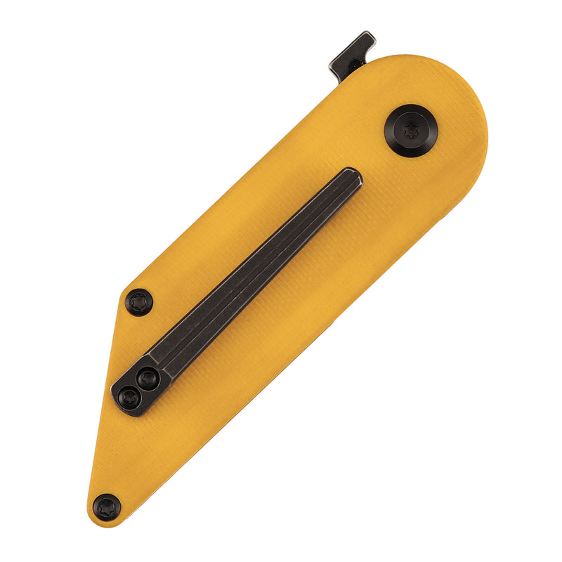 KANSEPT | Dash Liner Lock | Yellow G10 | 2.26" 154CM Blade | Pinkerton Knives | T2045A4