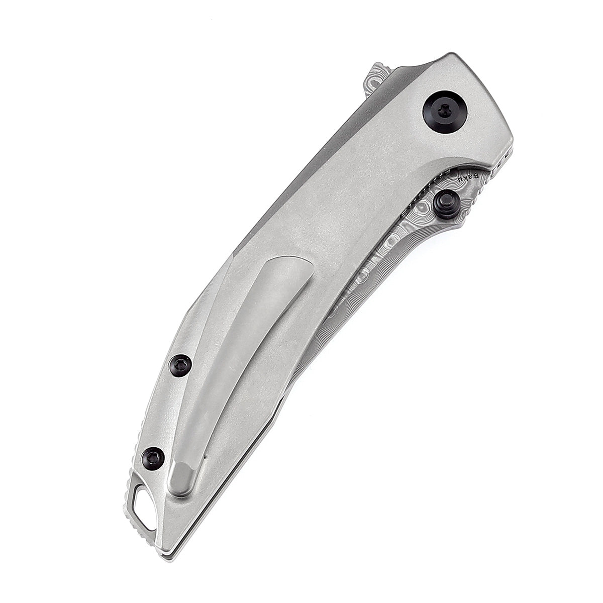 KANSEPT Baku Flipper/Thumb Hole Knife Titanium + G10 Inlay Handle
