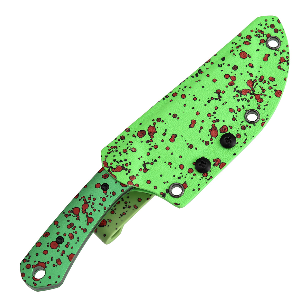 Flank | Fixed Blade | Aluminum with Zombie Blood Printn | 3.69