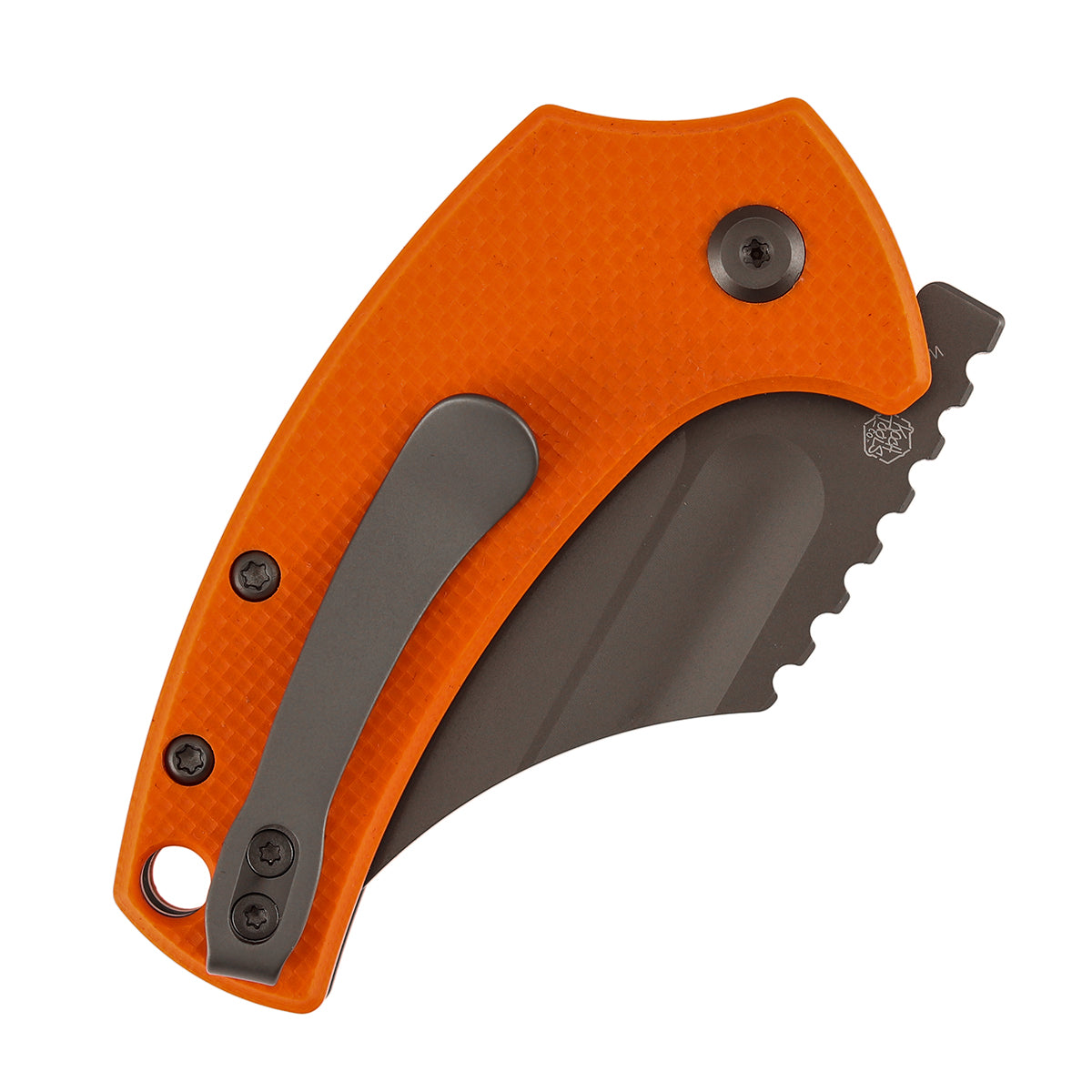 Kansept Wasp | Button Lock | Orange G10 | 2.36