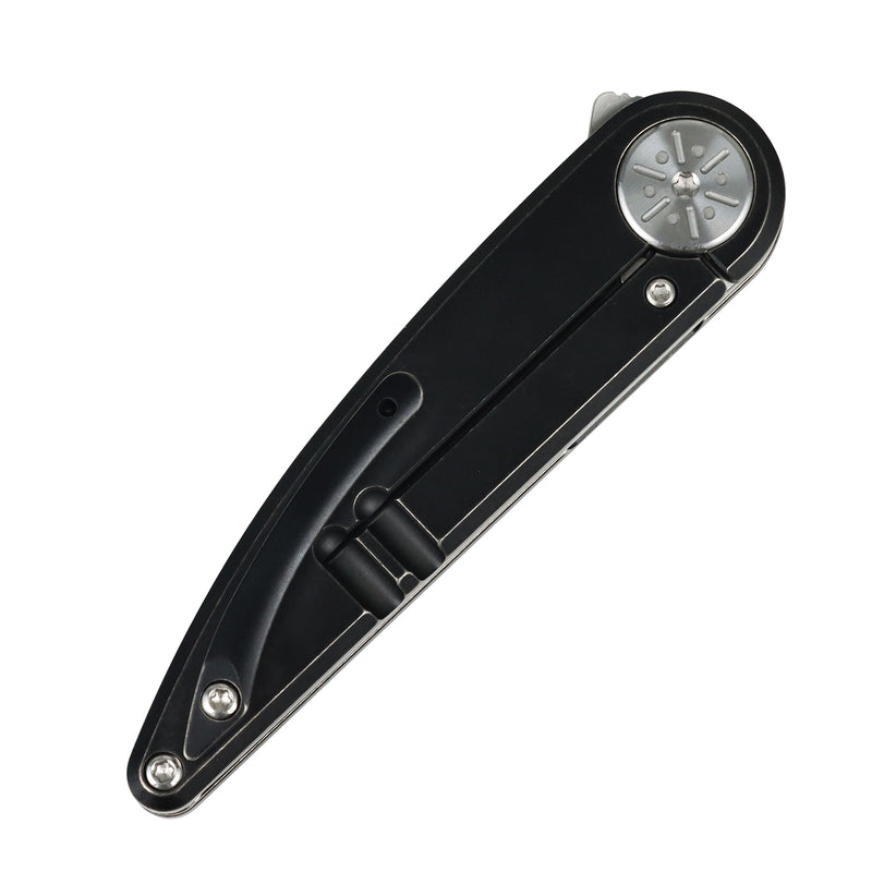 Symétrix | Frame Lock | Blackwash Titanium | 2.85" CPM S35VN | Alain André Design | K2141A1