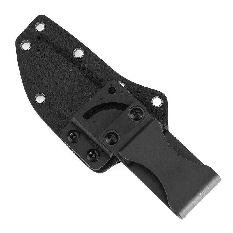 KANSEPT Niko Fixed Knife Copper Carbon Fiber Handle (3.54''D2 Blade ) with Sheath Marco Knives Design -G004A5