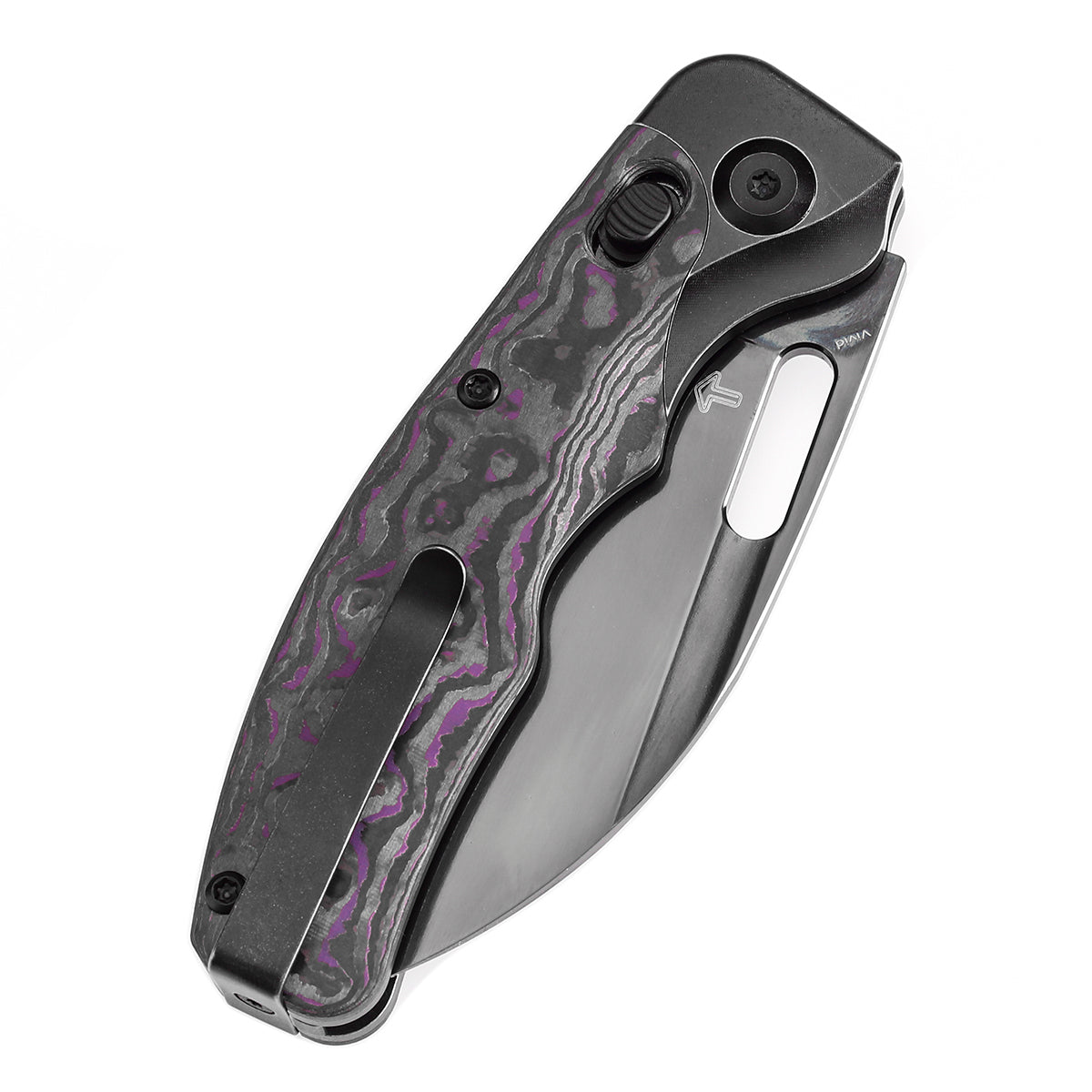 KANSEPT Vivid Cross Bar Lock Blackwashed Titanium with Purple Haze
